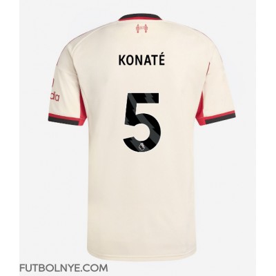 Camiseta Liverpool Ibrahima Konate #5 Visitante Equipación 2025-26 manga corta Camiseta Liverpool Ibrahima Konate #5 Visitante Equipación 2025-26 manga corta